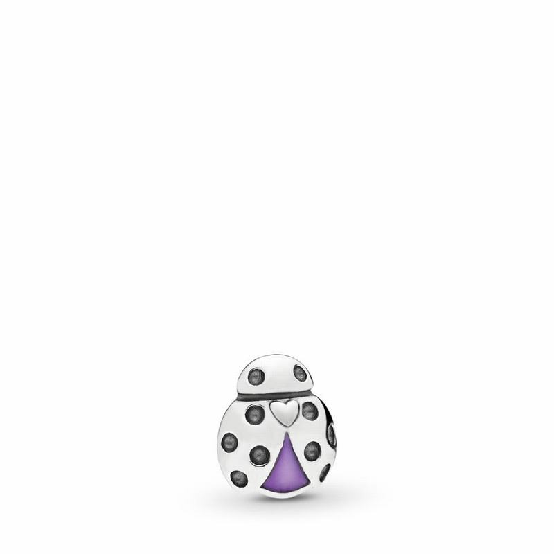 Pandora Ladybug Petite Locket Charm Online NZ, Sterling Silver (870235-GJU)